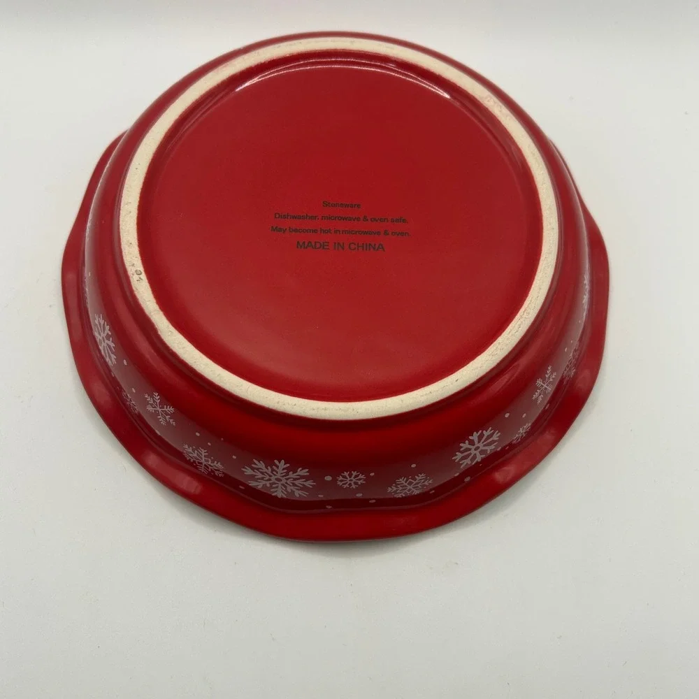 Holiday Time‎ Baking Spirits Bright Gingerbread Man Pie Plate Christmas Set
